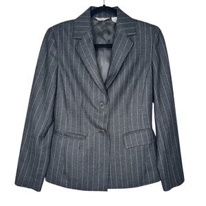 Brooks Brothers 346 stripes wool 2 button blazer career office preppy academia